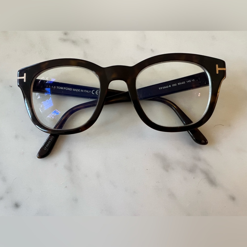 Tom ford eyeglasses tf5542b tortoise see photos